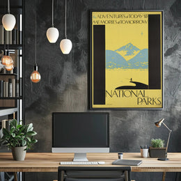 National Parks Vintage Travel Poster Art Print