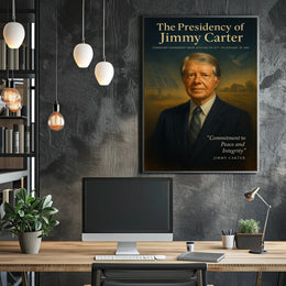 Jimmy Carter Visionary Leadership Poster