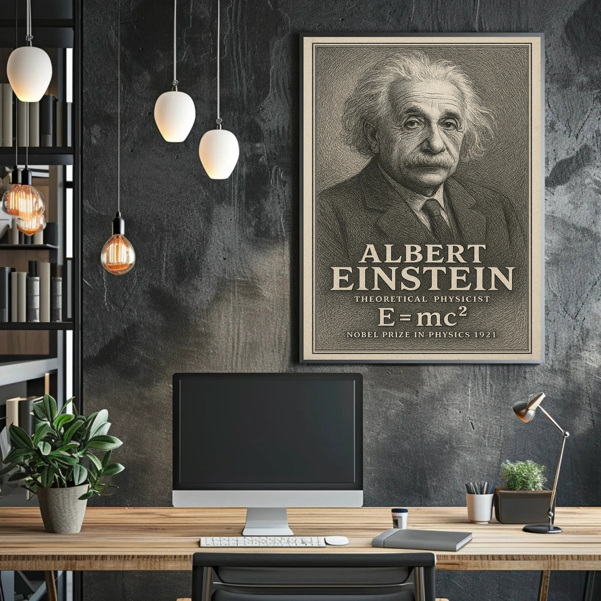 Albert Einstein Theoretical Physicist Poster