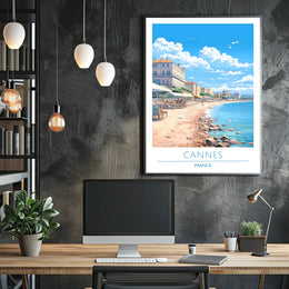 Coastal Charm of Cannes Poster