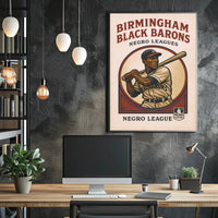 Birmingham Black Barons Negro Leagues Poster PosterGoat