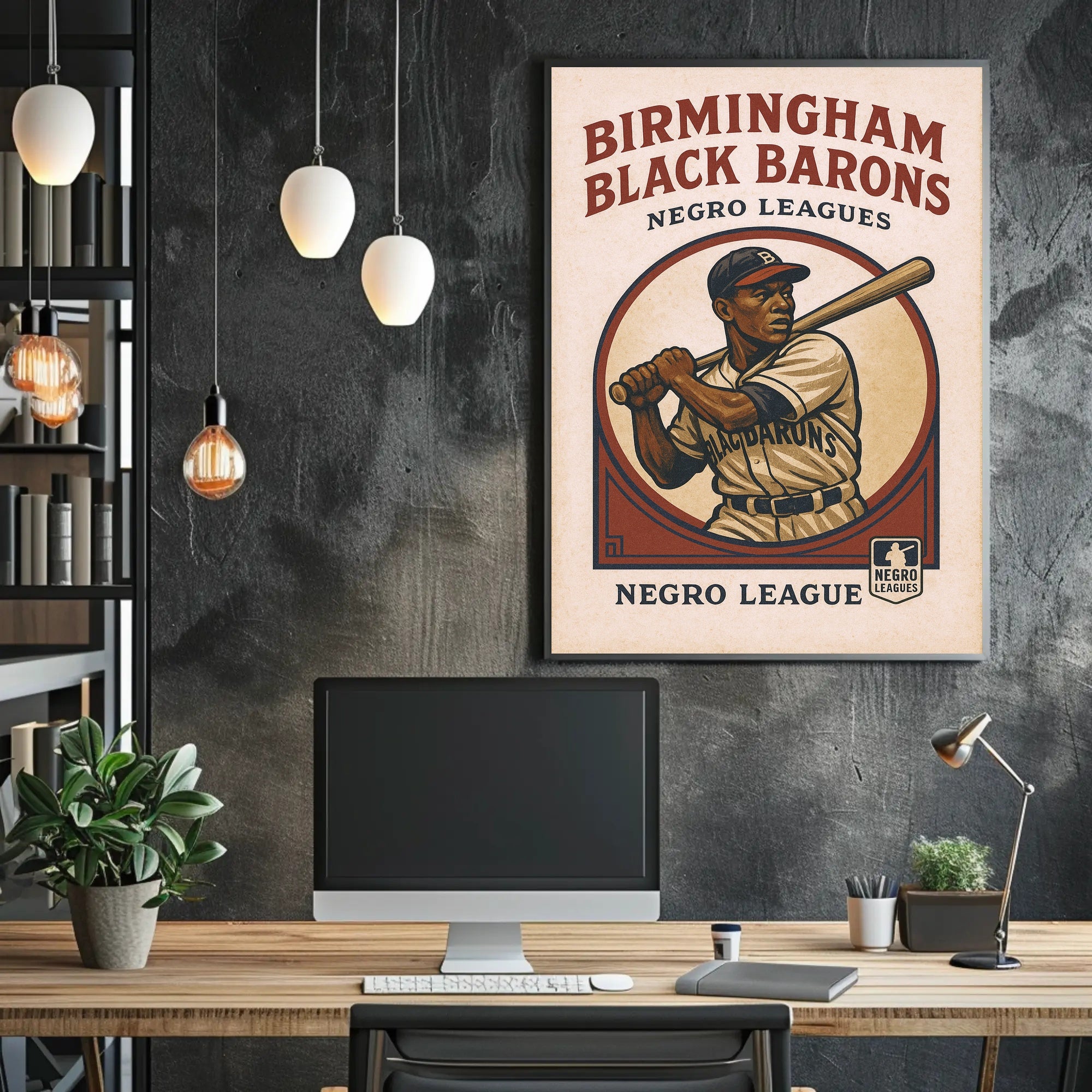 Birmingham Black Barons Negro Leagues Poster PosterGoat