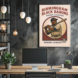 Birmingham Black Barons Negro Leagues Poster PosterGoat