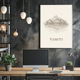 Tahiti Paradise Poster