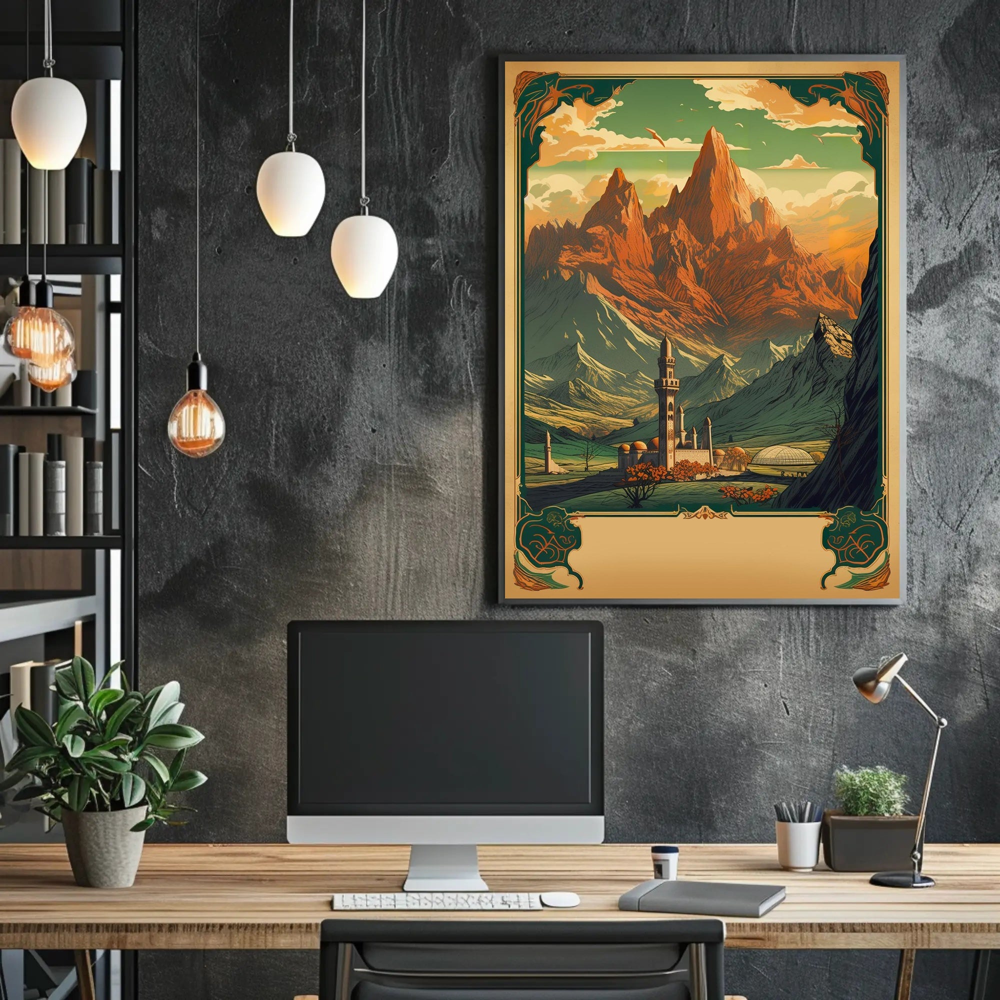 Majestic Mountain Vista Poster