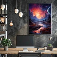 Celestial Landscape Poster PosterGoat