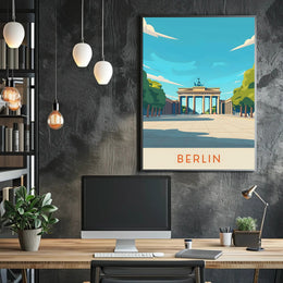 Scenic View of Berlin Poster