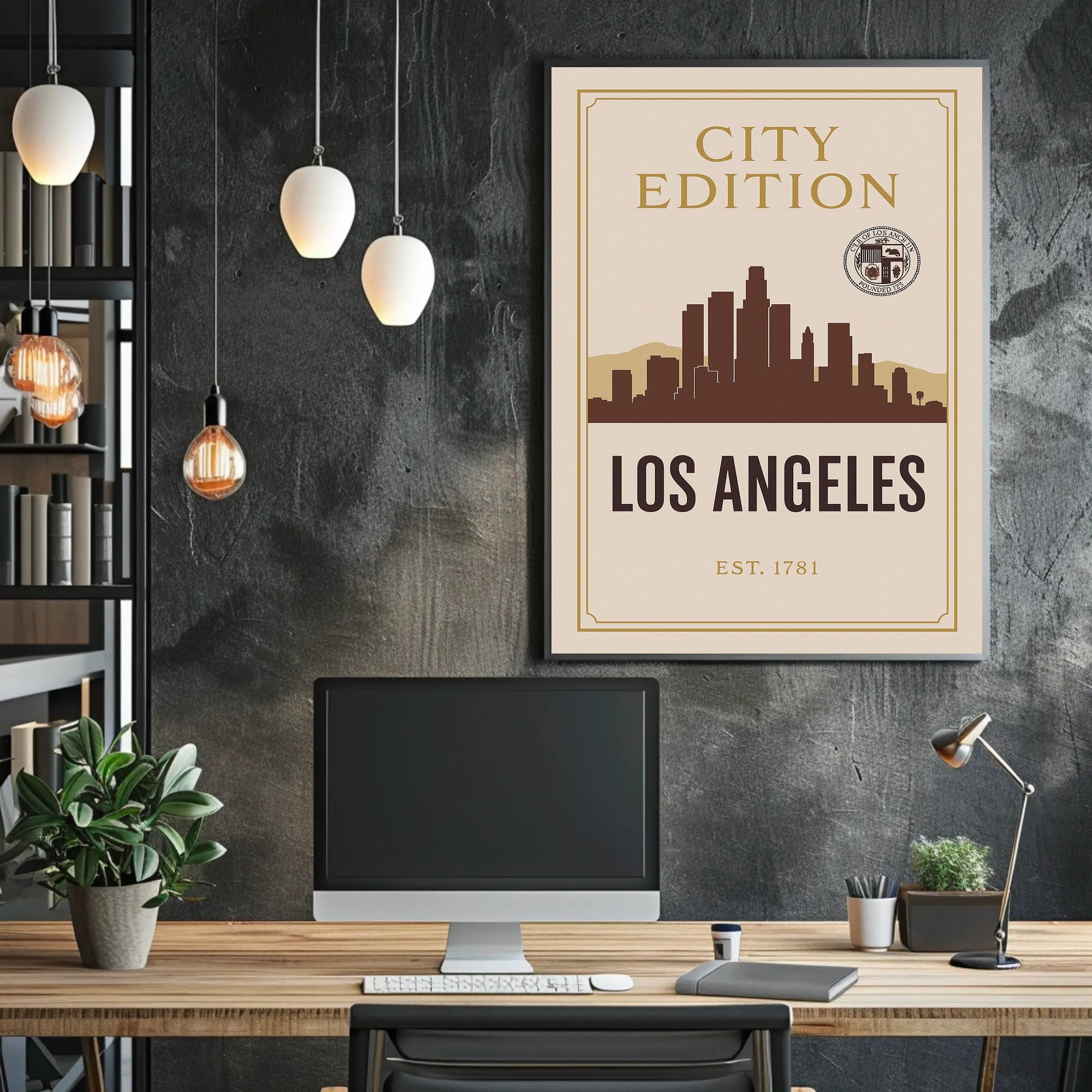 City Edition Los Angeles Poster PosterGoat