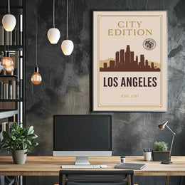 City Edition Los Angeles Poster PosterGoat