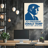 Donald Trump A Vision in Red, White, and Blue Poster