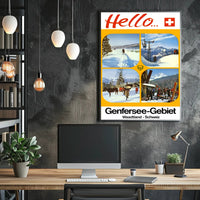 Winter Adventures in Waadtland Poster PosterGoat