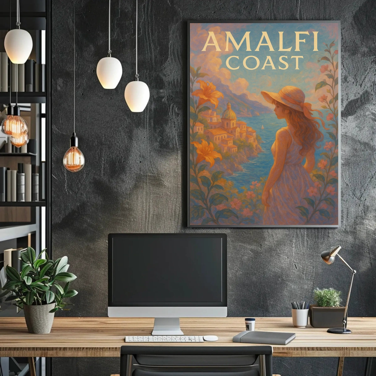 Amalfi Coast Dreamscape Poster