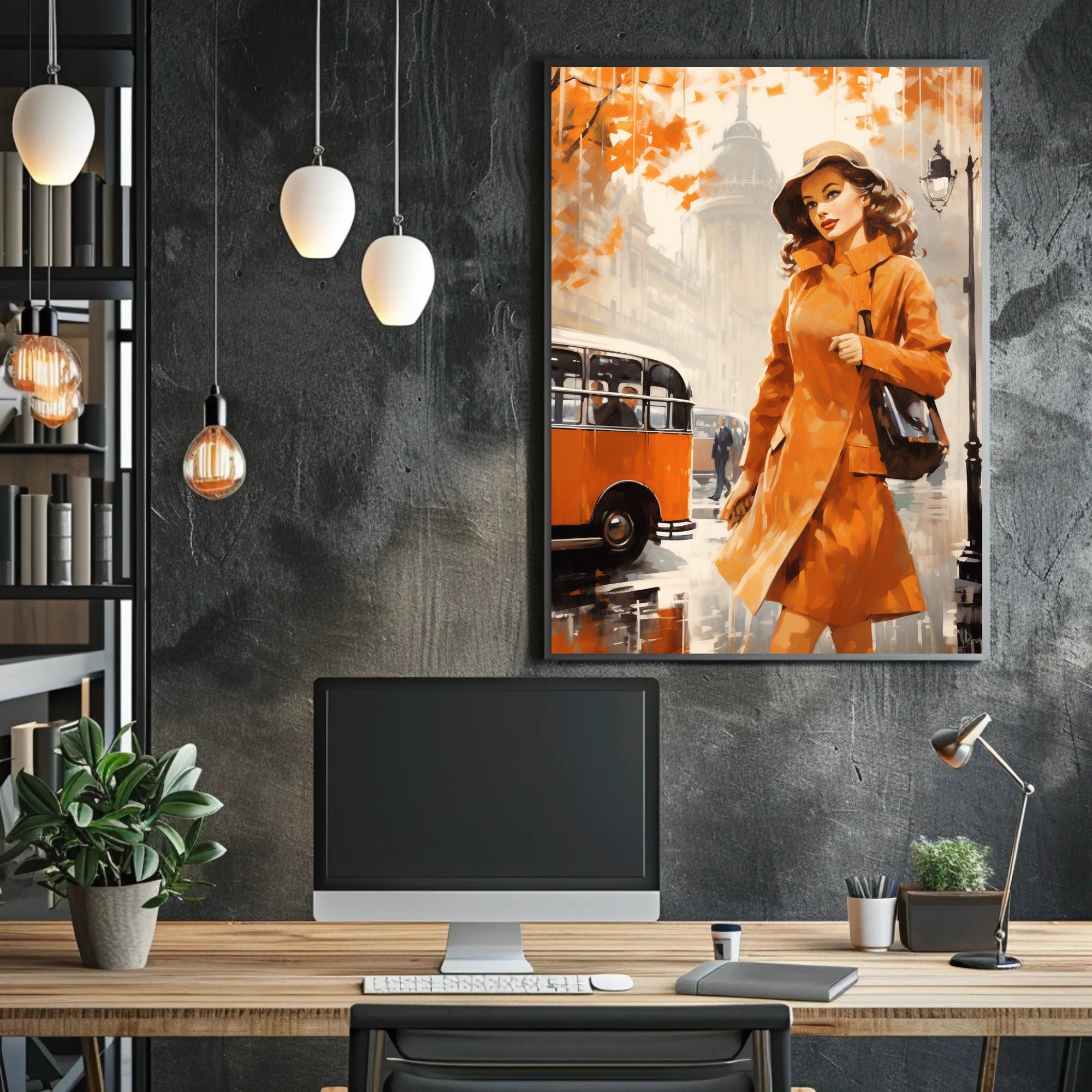 Autumn In The City Poster PosterGoat
