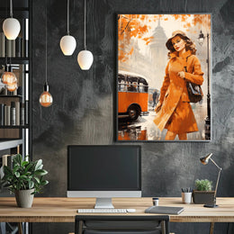 Autumn In The City Poster PosterGoat