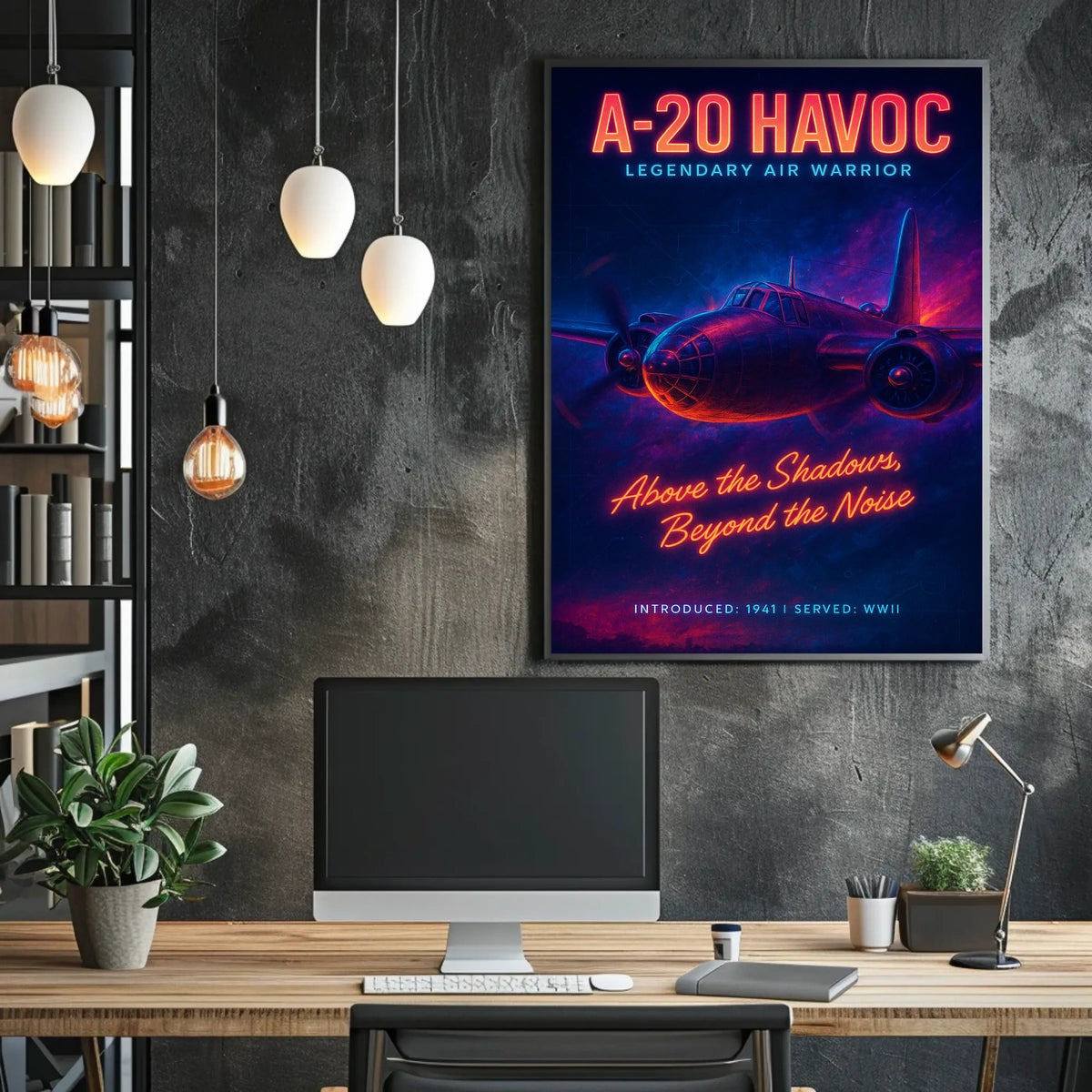 A-20 Havoc Legendary Air Warrior Poster