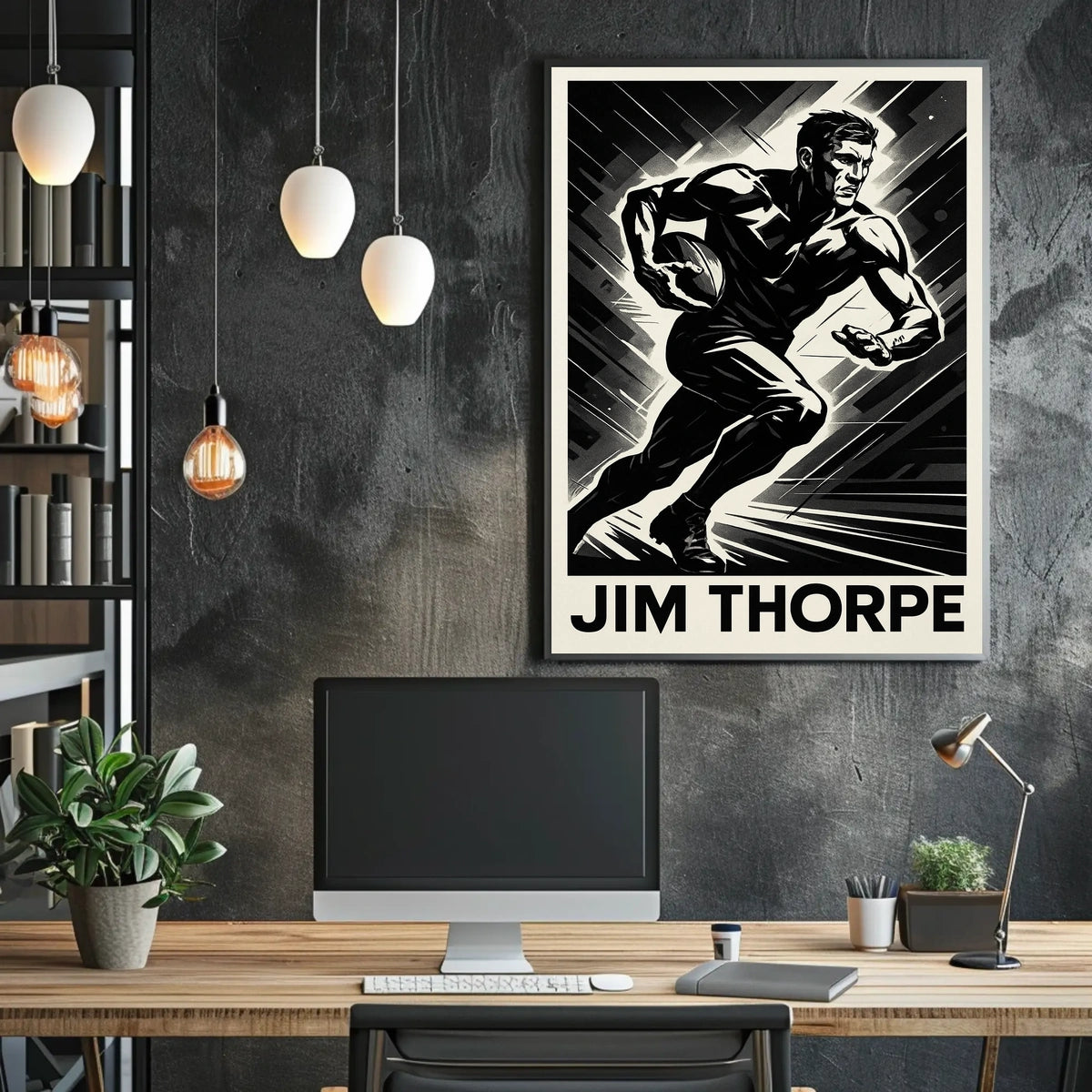 Jim Thorpe Athletic Legend Poster