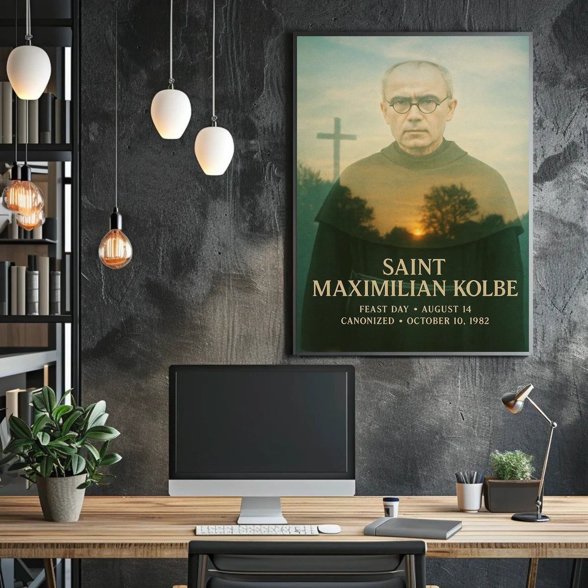 Saint Maximilian Kolbe Poster