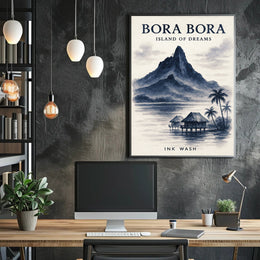Bora Bora Island of Dreams Poster PosterGoat