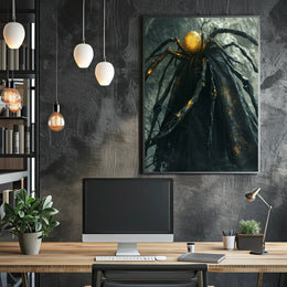 Mystical Cloaked Entity in a Fantasy or Mythology Poster PosterGoat