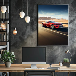 Sleek Elegance in Motion Poster PosterGoat