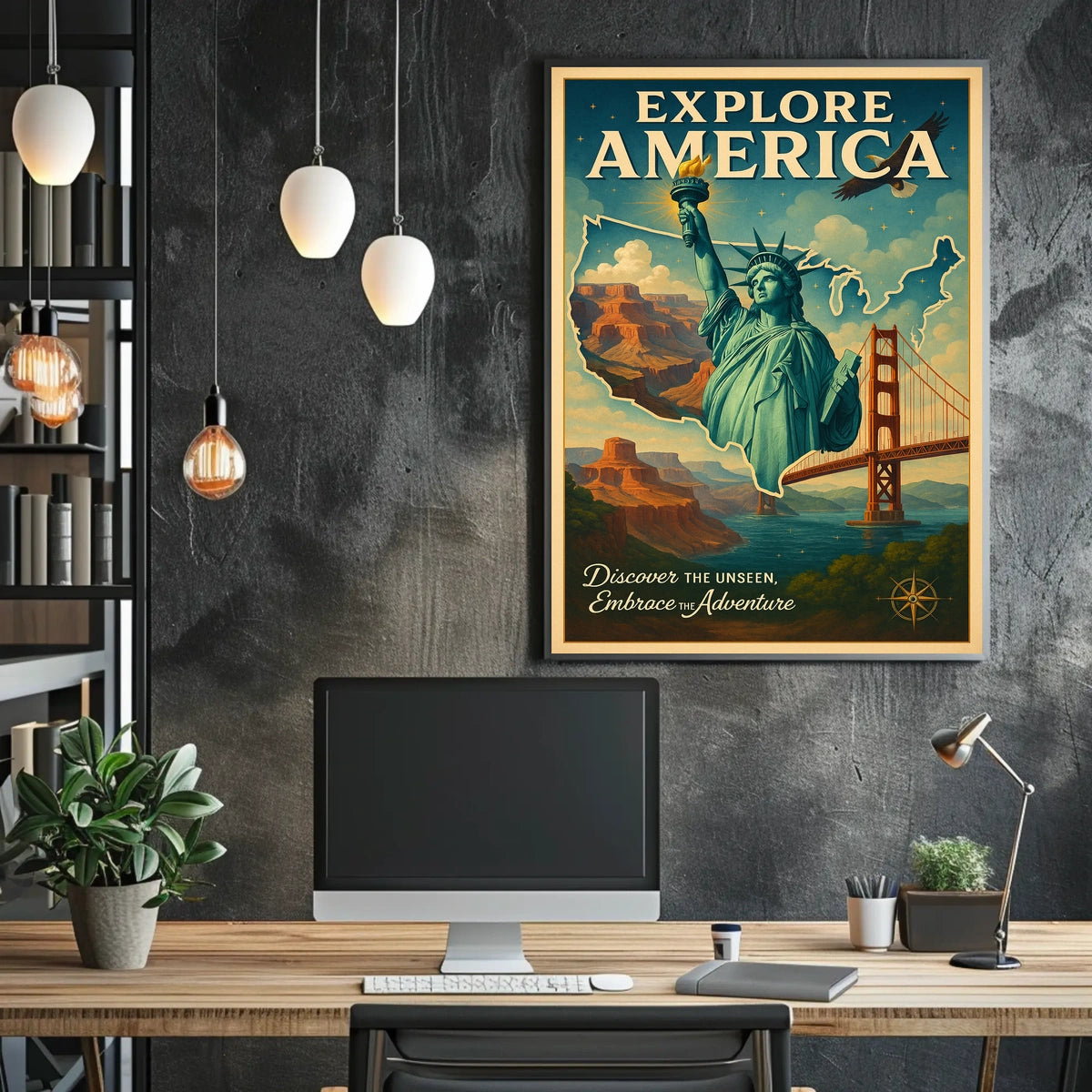 Explore America Poster