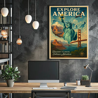 Explore America Poster
