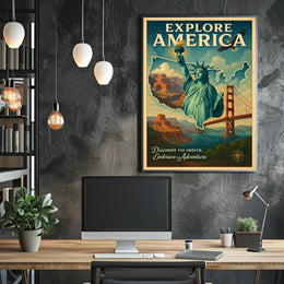 Explore America Poster