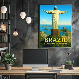 Brazil A Land of Wonders Poster PosterGoat