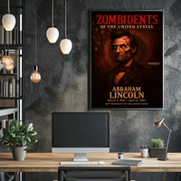 Abraham Lincoln 16th President of the United States Zombidents Poster Series
