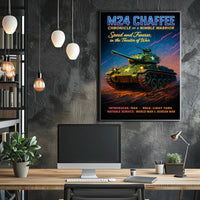 M24 Chaffee Chronicle of a Nimble Warrior Poster PosterGoat