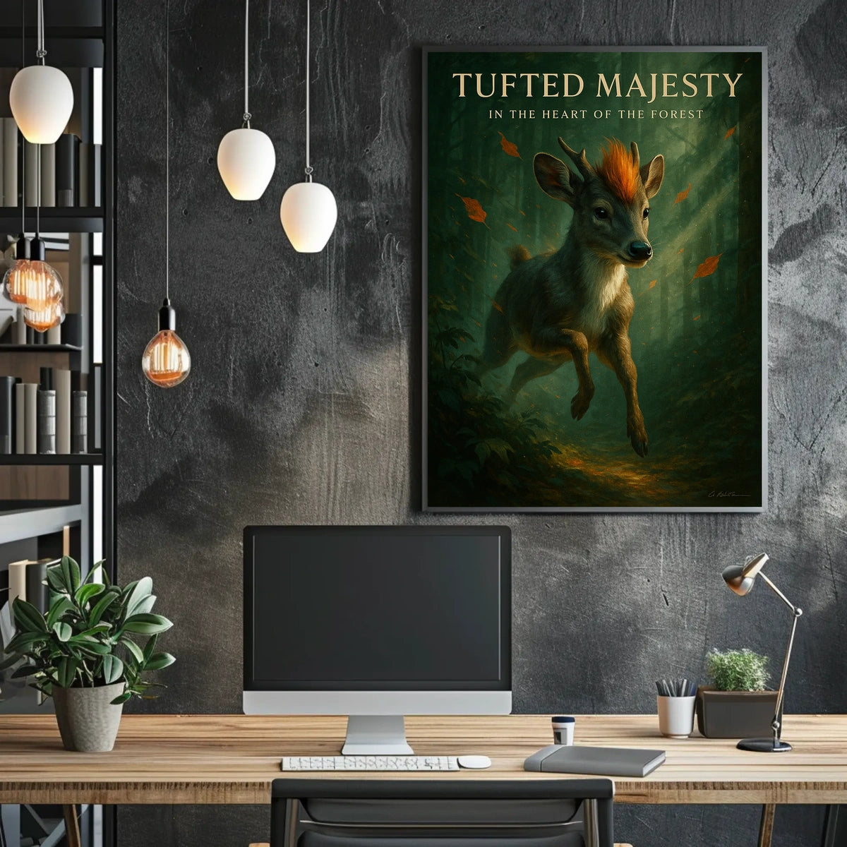 Tufted Majesty Poster