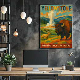 Yellowstone National Park Poster