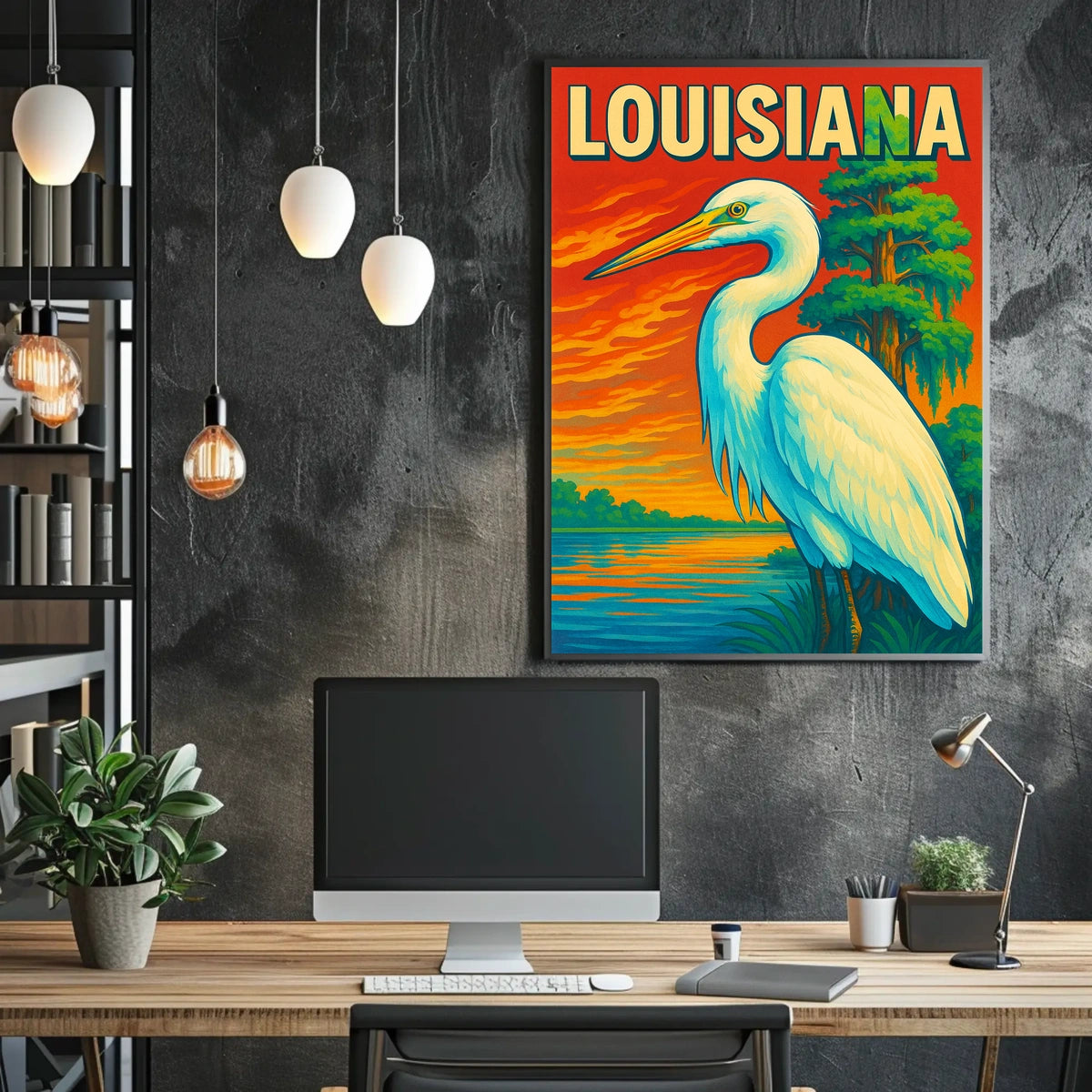 Louisiana Wildlife Poster
