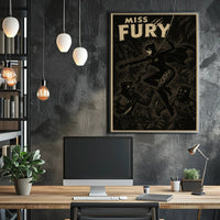 Miss Fury Adventure Poster PosterGoat
