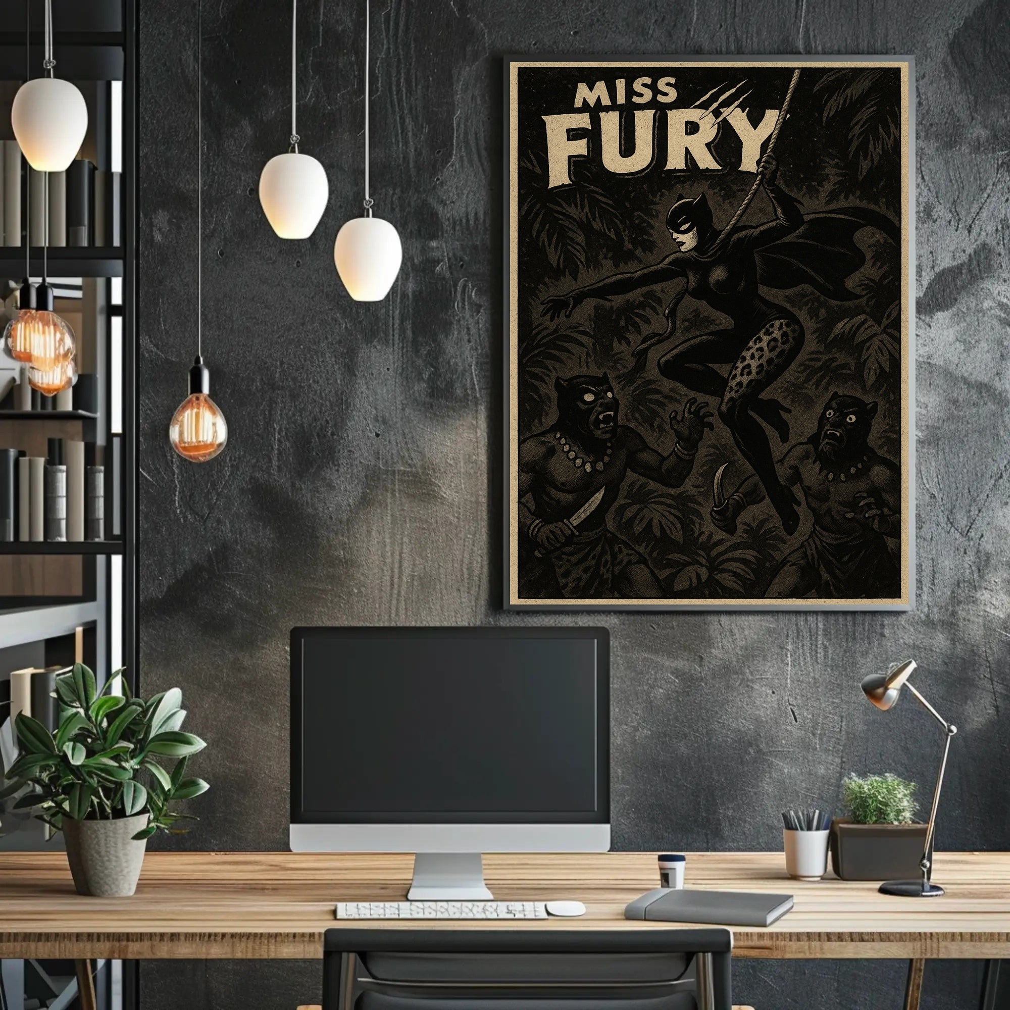 Miss Fury Adventure Poster PosterGoat