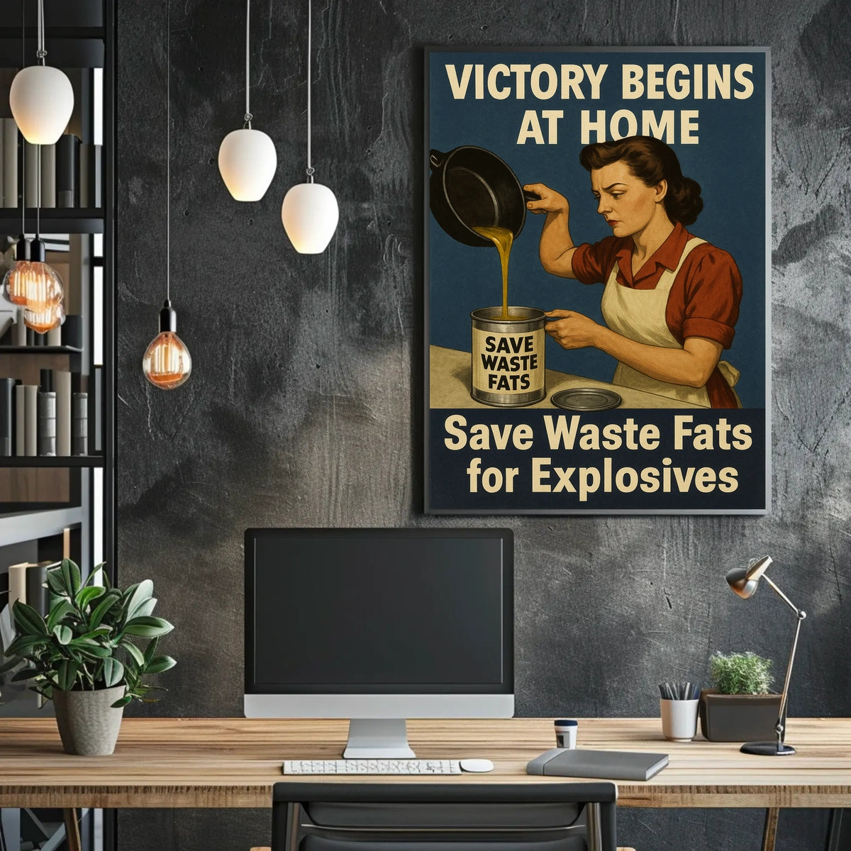 Victory Begins at Home Poster