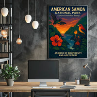 Explore Untouched Beauty in American Samoa National Park Poster