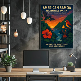 Explore Untouched Beauty in American Samoa National Park Poster