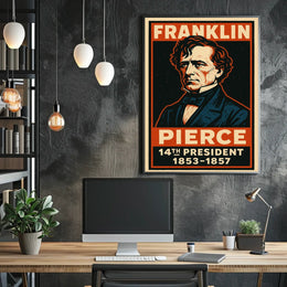 Franklin Pierce 14Th President Poster