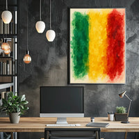 Vibrant Tricolor Poster