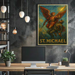 St. Michael Archangel Valor and Protection Poster