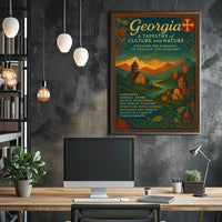 Georgia A Tapestry Of Culture And Poster