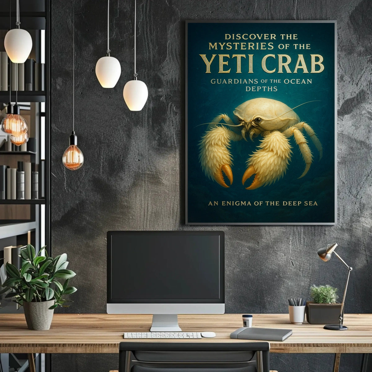 Discover the Mysteries of the Yeti Crab Poster