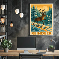 Reindeer Adventure Poster
