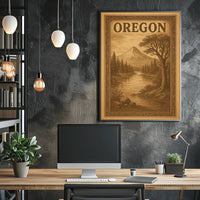 Oregon Scenic Landscape Poster