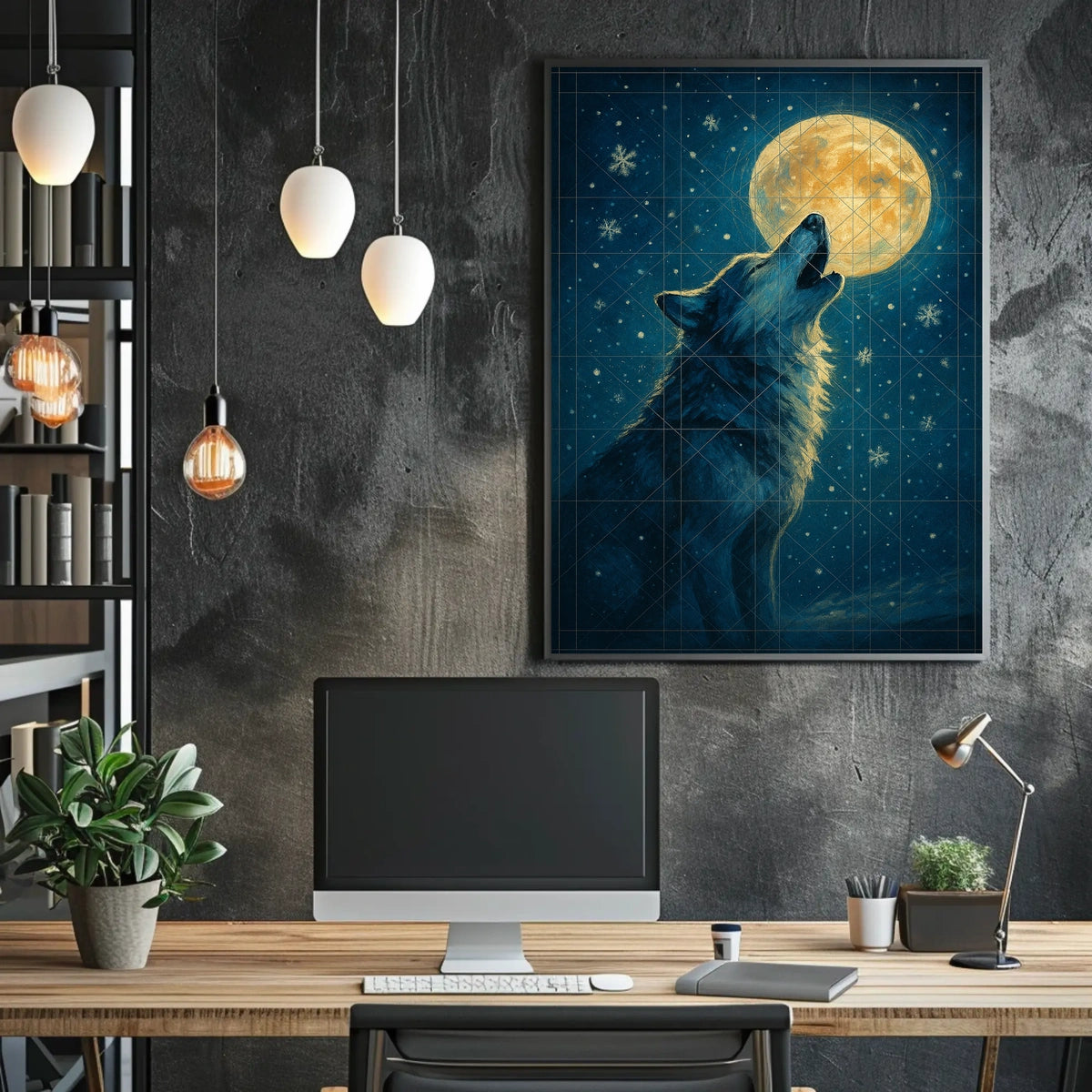 Howling At The Moon Poster