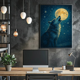 Howling At The Moon Poster