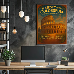 Majesty of the Colosseum Poster
