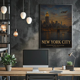 New York City Classical Realism Poster