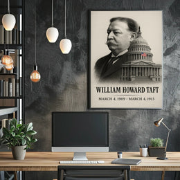 William Howard Taft 27th President of the United States Reflections Poster